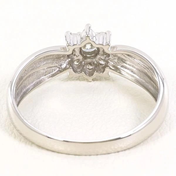 PLATINUM 900 RING DIAMOND - 3