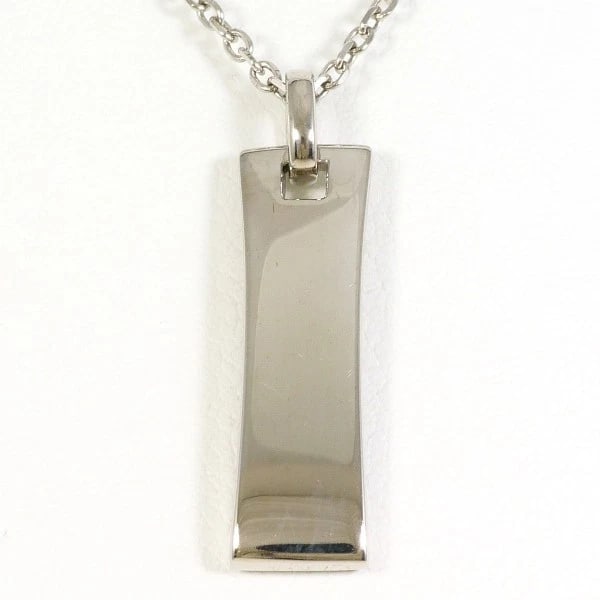 JEWELRY 18K WHITE GOLD NECKLACE: Jewelry 18K White gold Necklace Brand: N/A Type: Necklace Material: 18K White Gold Color: White Gold Size: Top:Length height: 22mm width:6mm(Top and chain removable) Chain:Length