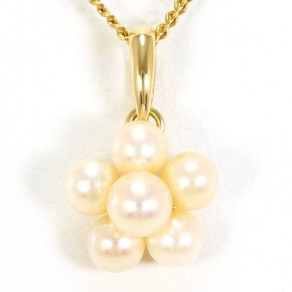 18K YELLOW GOLD NECKLACE PEARL (PEARL ): 18K Yellow gold Necklace Pearl (Pearl ) Brand: N/A Type: Necklace Material: 18K Yellow gold Color: Yellow gold Size: 40cm Accessories: None Accessories Notice: When purchasing pre-owned