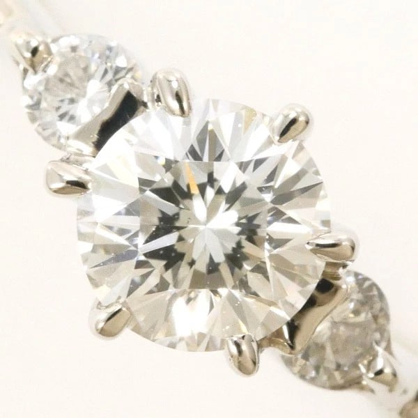 PLATINUM 900 RING DIAMOND - 2