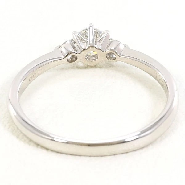 PLATINUM 900 RING DIAMOND - 4