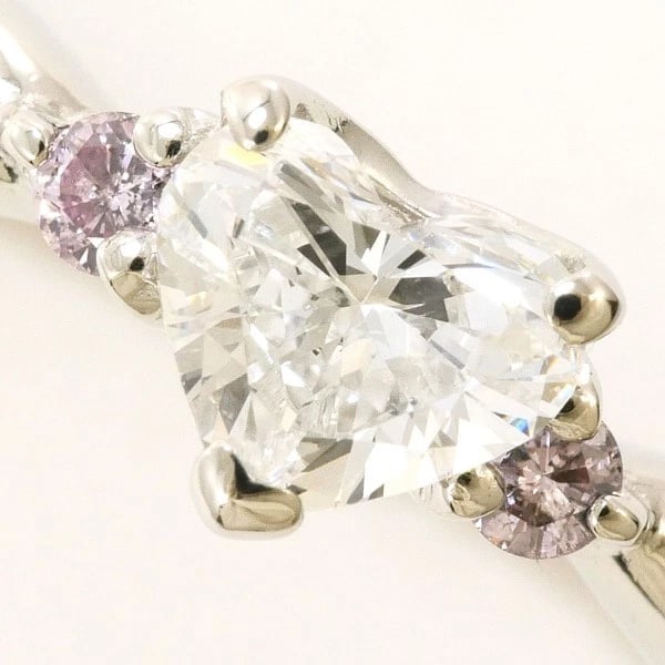 PLATINUM 900 RING DIAMOND - 2