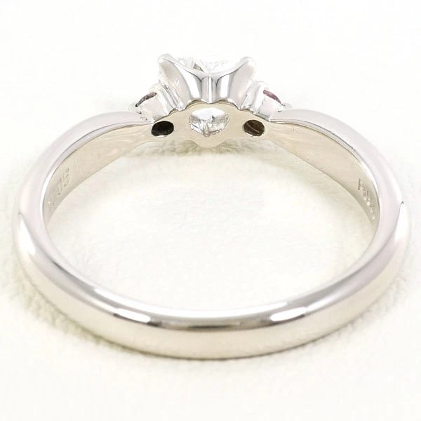 PLATINUM 900 RING DIAMOND - 4
