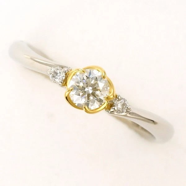 CITIZEN DISNEY PLATINUM 950 18K YG RING DIAMOND: CITIZEN Disney Platinum 950 18K YG ring Diamond Brand: CITIZEN Type: Ring Material: Platinum PT950 K18 Yellow gold Main Stone/Creation Natural Color: Yellow Gold Size: 4-4.5 US size 