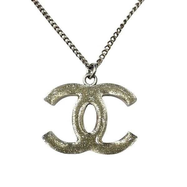 CHANEL SILVER 10A COCO MARK STONE - 4