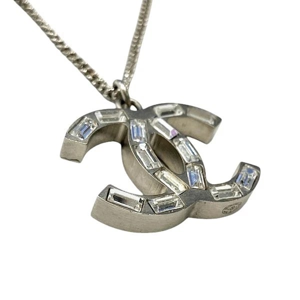 CHANEL SILVER 10A COCO MARK STONE - 6