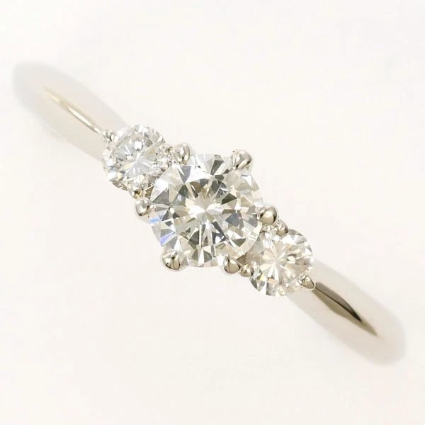 PLATINUM 900 RING DIAMOND: Platinum 900 ring Diamond Brand: N/A Type: Ring Material: Platinum PT900 Main Stone/Creation Natural Color: Platinum Size: 6.5-7 US size Accessories: None Accessories Notice: When purchasing