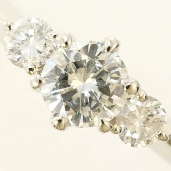 PLATINUM 900 RING DIAMOND - 2