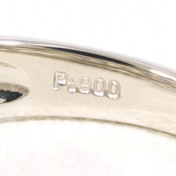 PLATINUM 900 RING DIAMOND - 5