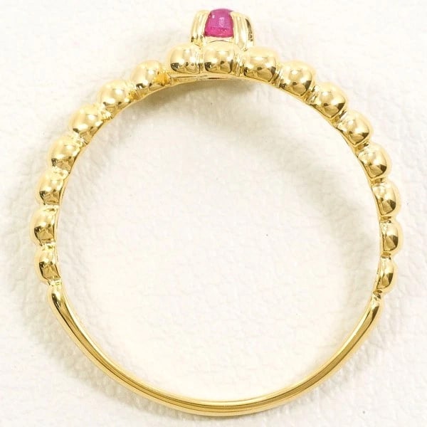 JEWELRY 18K YELLOW GOLD RING RUBY - 2