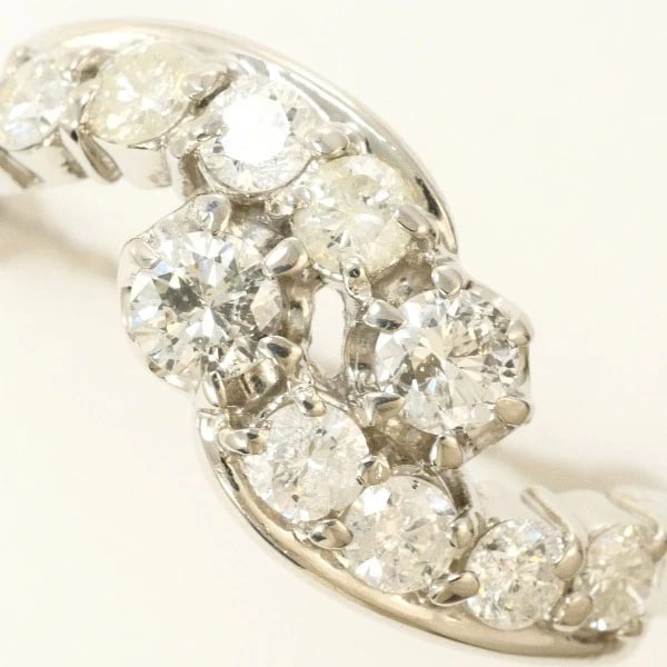 PLATINUM 900 RING DIAMOND - 2