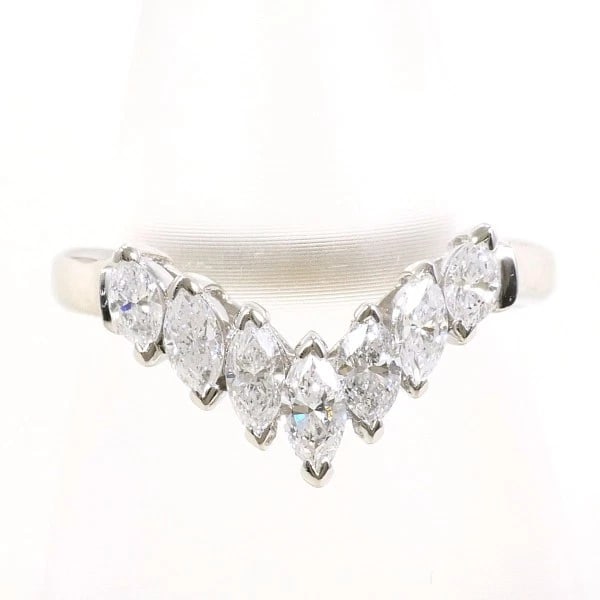 PLATINUM 900 RING DIAMOND: Platinum 900 ring Diamond Brand: N/A Type: Ring Material: Platinum PT900 Main Stone/Creation Natural Color: Platinum Size: 6.5-7 US size Accessories: None Accessories Notice: When purchasing