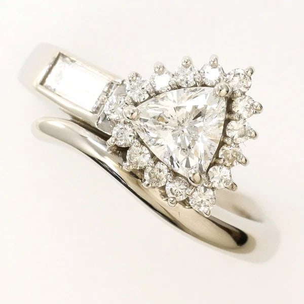 PLATINUM 900 RING DIAMOND (1 of 9)