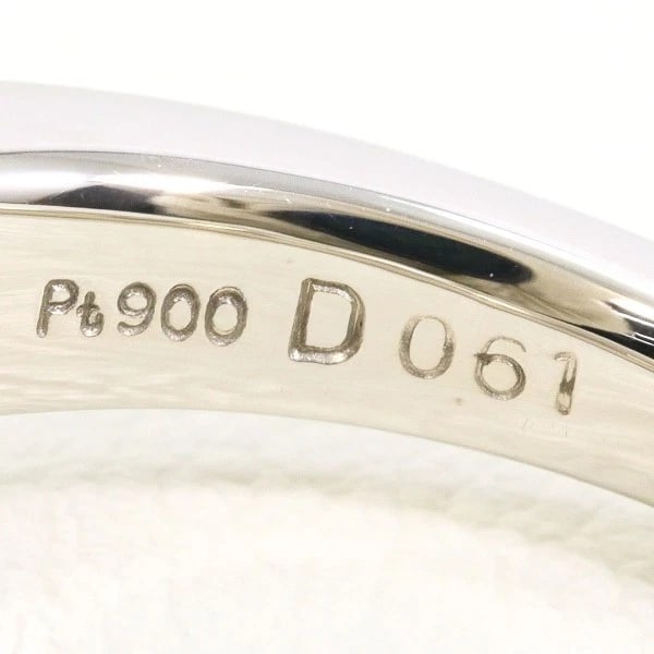 PLATINUM 900 RING DIAMOND - 6