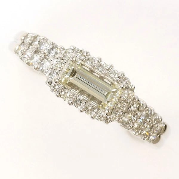 PLATINUM 900 RING DIAMOND: Platinum 900 ring Diamond Brand: N/A Type: Ring Material: Platinum PT900 Main Stone/Creation Natural Color: Platinum Size: 4.5-5 US Accessories: None Accessories Notice: When purchasing pr