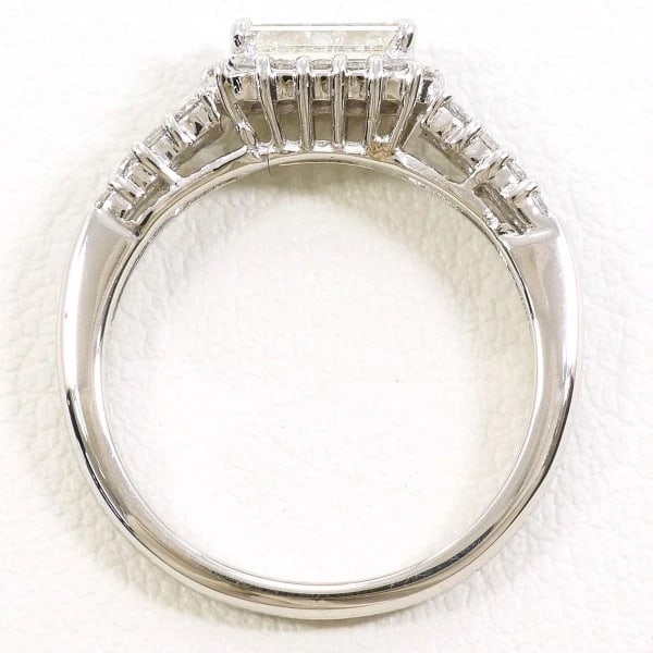 PLATINUM 900 RING DIAMOND - 3