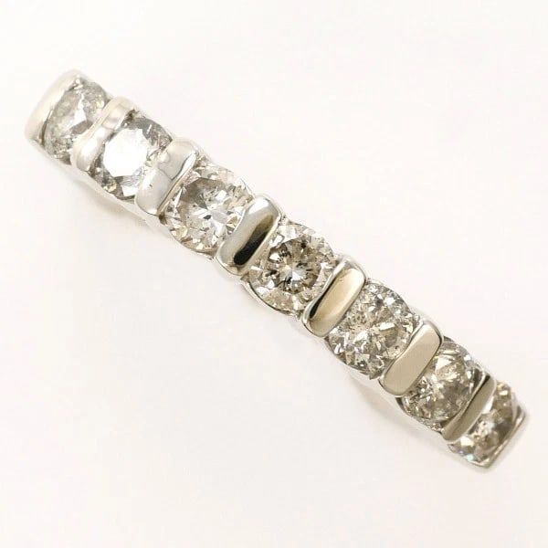 PLATINUM 900 RING DIAMOND: Platinum 900 ring Diamond Brand: N/A Type: Ring Material: Platinum PT900 Main Stone/Creation Natural Color: Platinum Size: 6 US size Accessories: None Accessories Notice: When purchasing