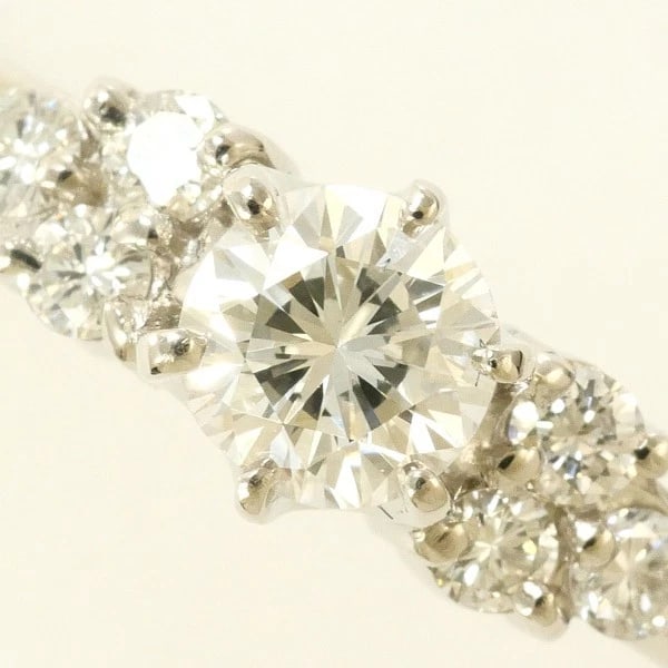 PLATINUM 900 RING DIAMOND - 2