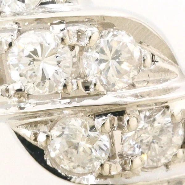 PLATINUM 900 RING DIAMOND - 2