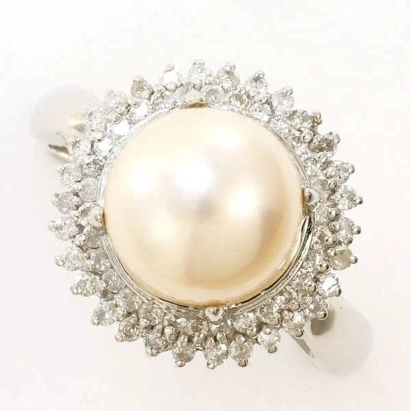 PLATINUM 900 RING PEARL A (1 of 4)