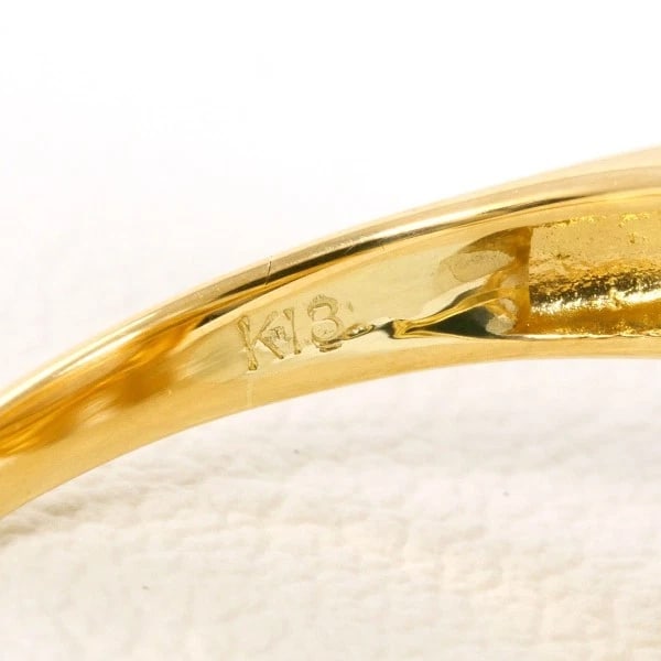 18K YELLOW GOLD RING - 4