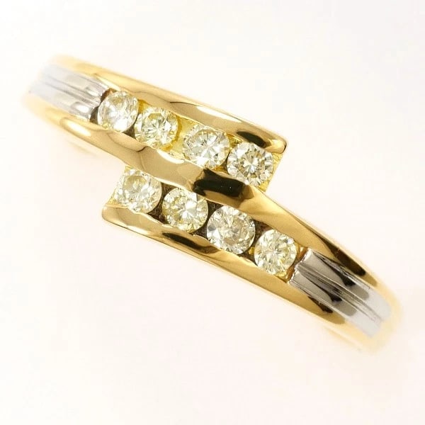 PLATINUM 900 18K YELLOW GOLD RING: Platinum 900 18K Yellow gold ring Brand: N/A Type: Ring Material: Platinum PT900 K18 Yellow gold Main Stone/Creation Natural Color: Yellow gold Size: 7.5 US size Accessories: None Accessories