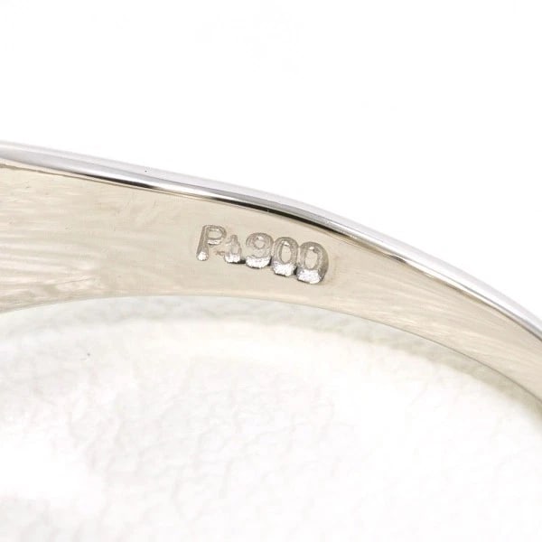 PLATINUM 900 RING DIAMOND - 4