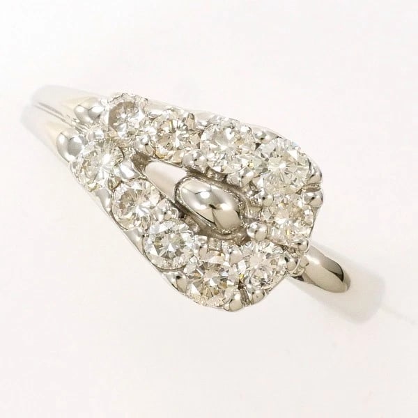 PLATINUM 900 RING DIAMOND: Platinum 900 ring Diamond Brand: N/A Type: Ring Material: Platinum PT900 Main Stone/Creation Natural Color: Platinum Size: 5 US size Accessories: None Accessories Notice: When purchasing p