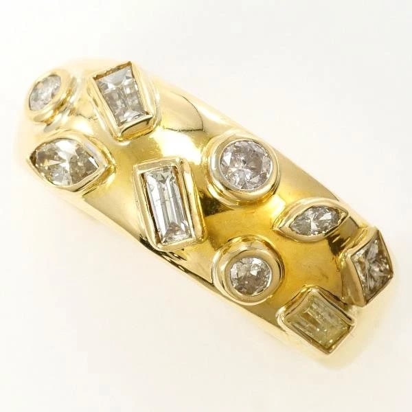 10K YELLOW GOLD RING DIAMOND (1 of 3)
