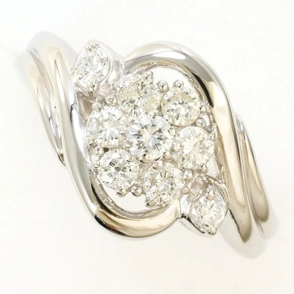 JEWELRY PLATINUM 900 RING DIAMOND: Jewelry Platinum 900 ring Diamond Brand: N/A Type: Ring Material: Platinum PT900 Main Stone/Creation Natural Color: Platinum Size: 6.5 US Accessories: None Accessories Notice: When purchas