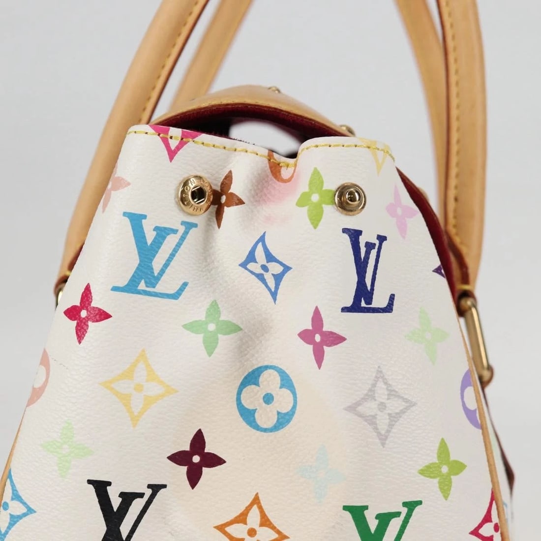LOUIS VUITTON MONOGRAM MULTICOLOR HAND BAG - 6