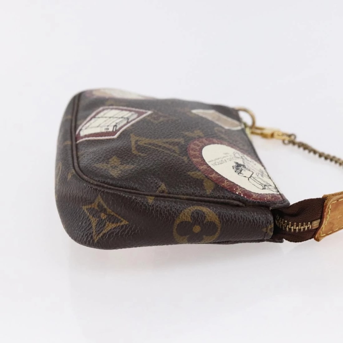 LOUIS VUITTON MONOGRAM PATCH MINI POCHETTE POUCH - 5