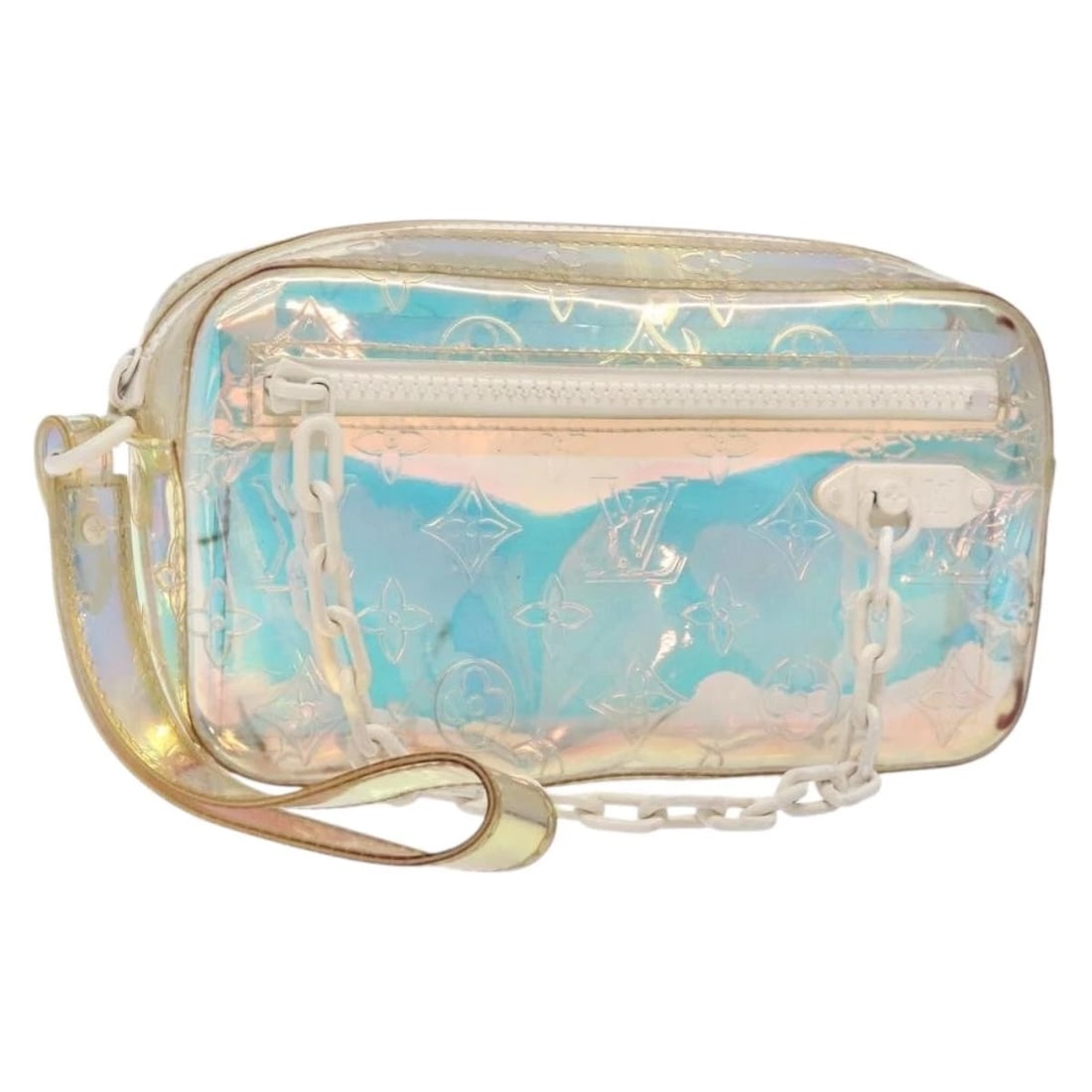 LOUIS VUITTON MONOGRAM VOLGA CLUTCH BAG: LOUIS VUITTON Monogram Volga Clutch Bag Brand: LOUIS VUITTON Type: Clutch Bag Material: Monogram Canvas Color: Silver Size: W8.3 x H4.3 x D1.6inch(Approx) Accessories: None Accessories