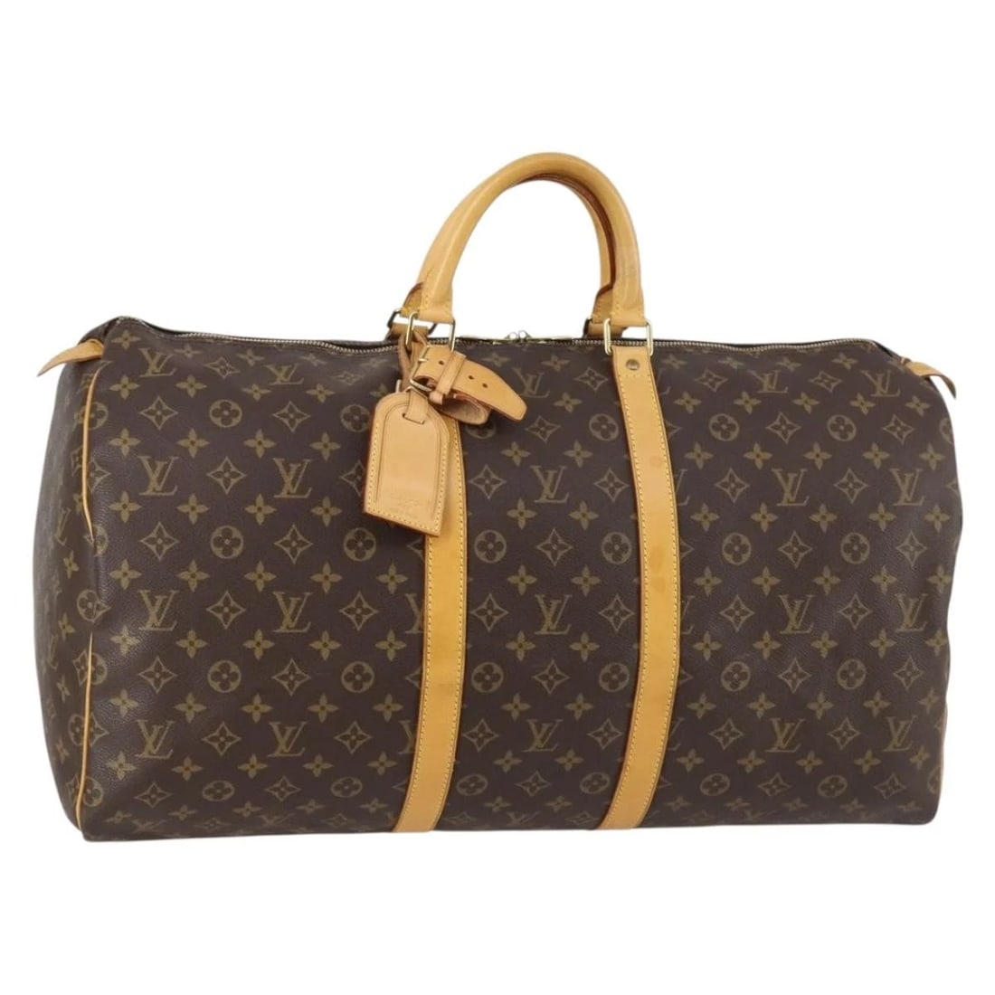 LOUIS VUITTON MONOGRAM KEEPALL 55 BOSTON BAG (1 of 9)