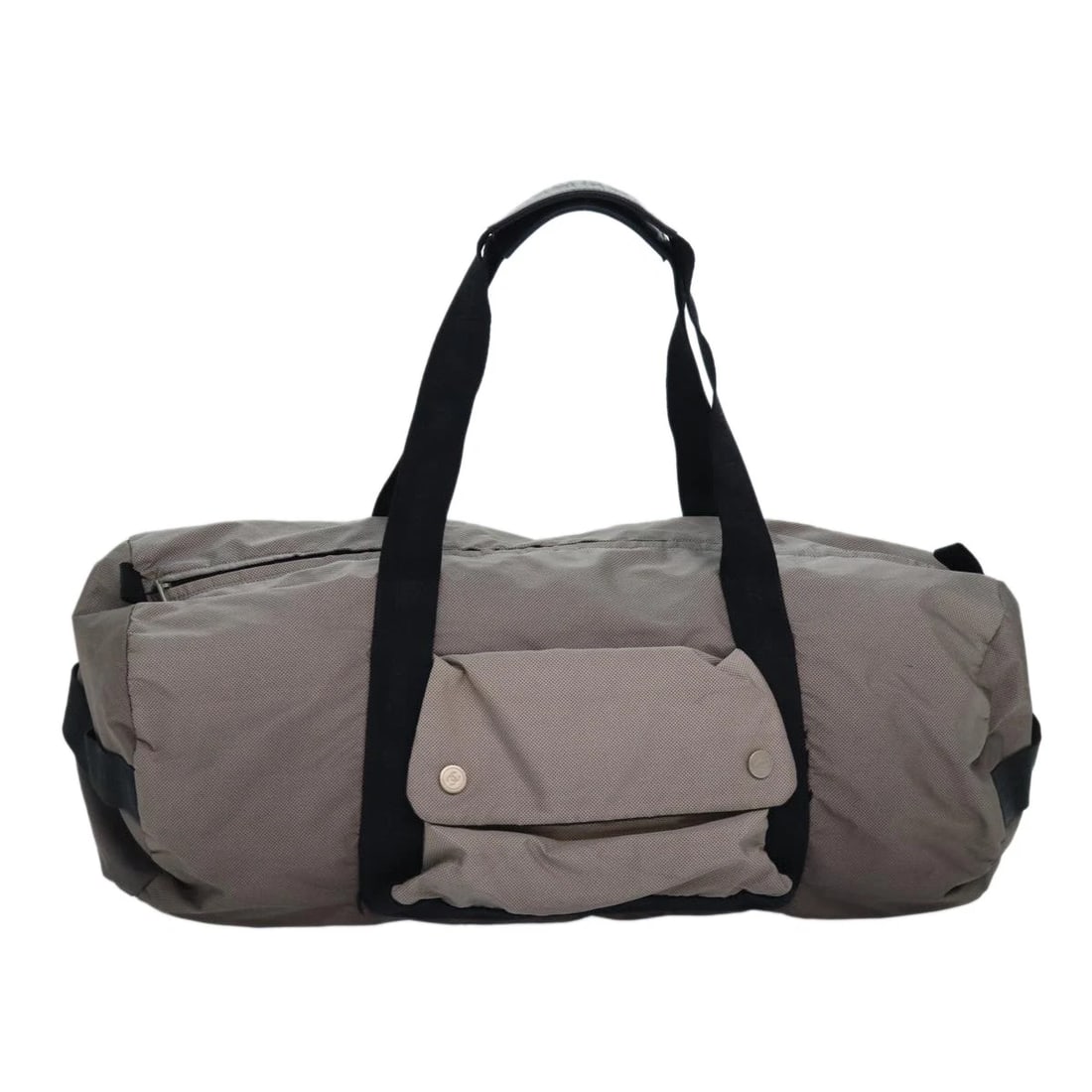 CHANEL SPORTS LINE BOSTON BAG NYLON BLACK GRAY (1 of 10)