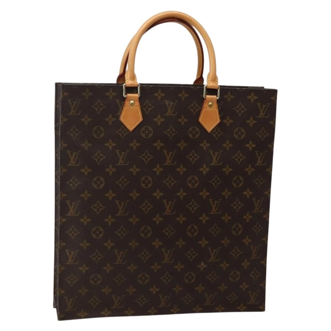 LOUIS VUITTON MONOGRAM SAC PLAT HAND BAG (1 of 12)