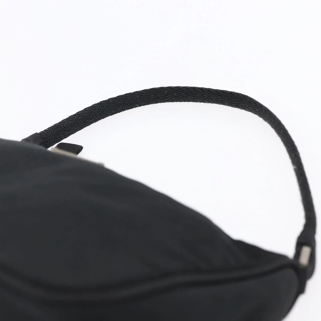 PRADA ACCESSORY POUCH NYLON BLACK SILVER - 7