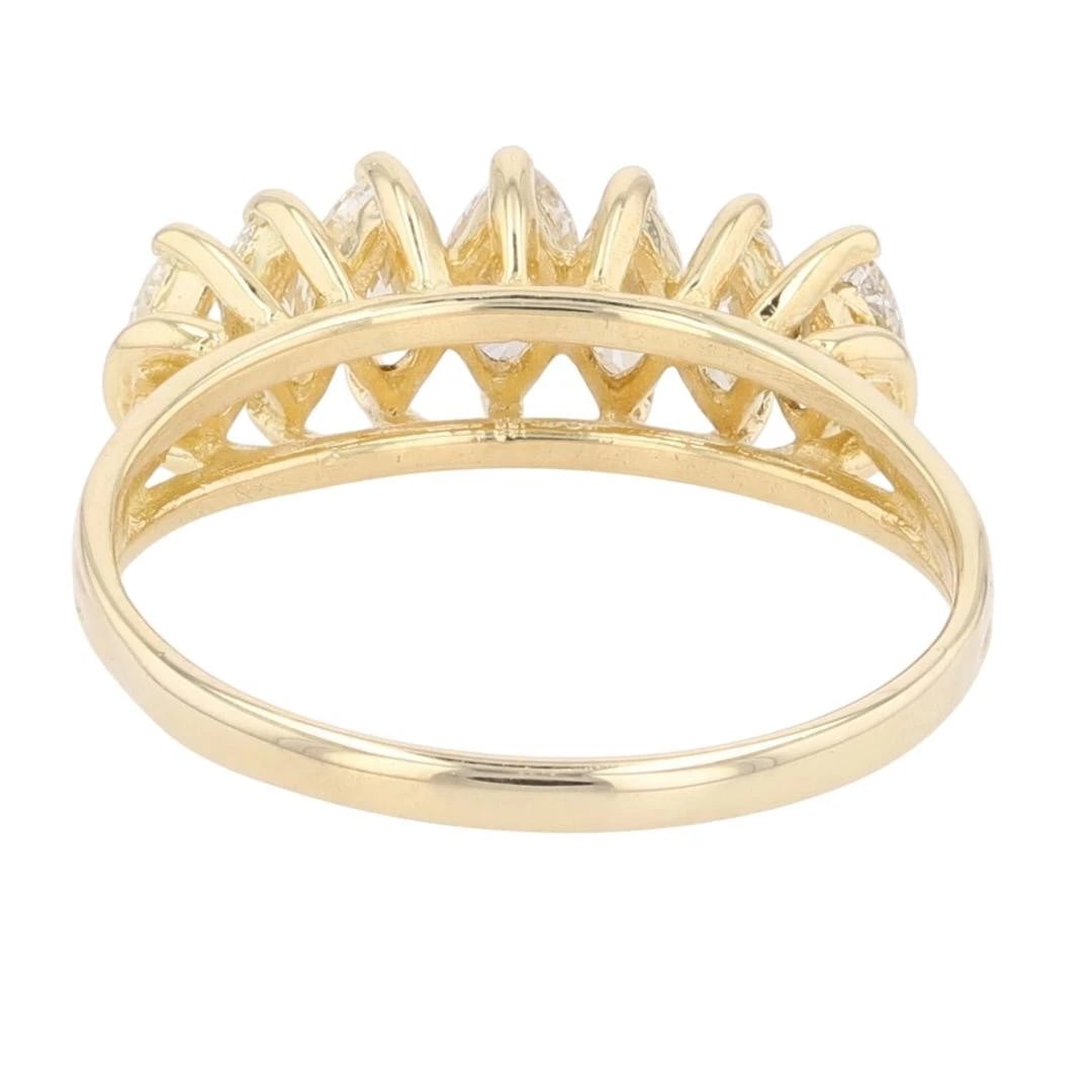 MARQUISE CUT DIAMOND PRONG SET STATEMENT RING - 5