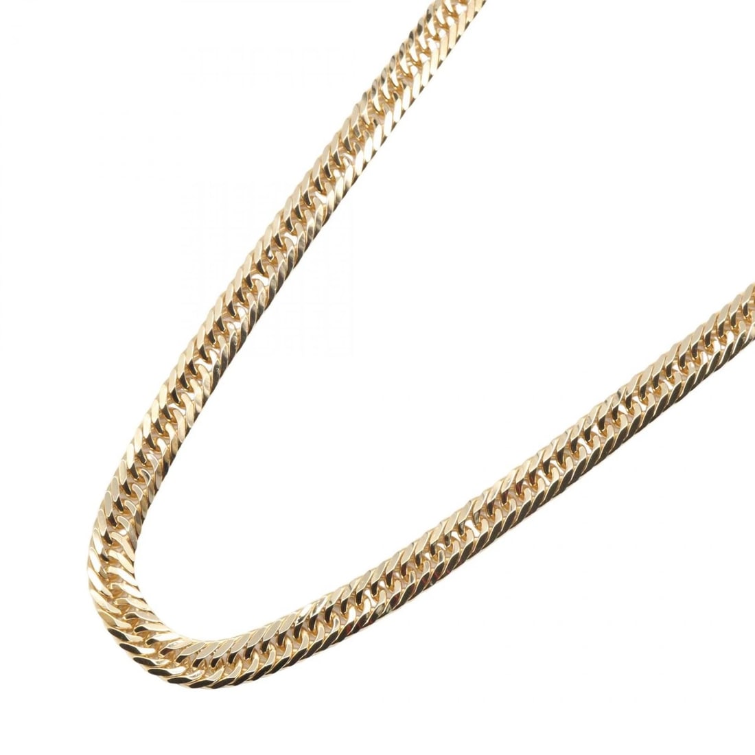 JEWELRY TRIPLE FLAT LINK CURB CHAIN NECKLACE (1 of 3)