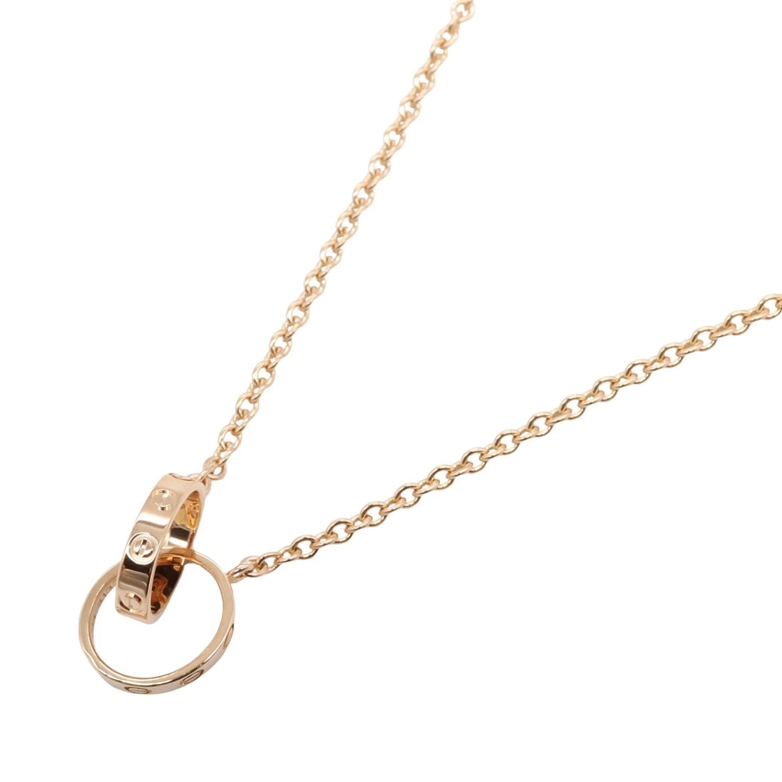 CARTIER BABY NECKLACE 18KRG ROSE GOLD: CARTIER Baby Necklace 18KRG Rose Gold Brand: CARTIER Type: Necklace Material: K18PG?Rose Gold? Color: Gold Size: Neck rotation?43.5cm(17.1") Motif W?20mm x H?2mm(0.8" x 0.1") Accessories: None