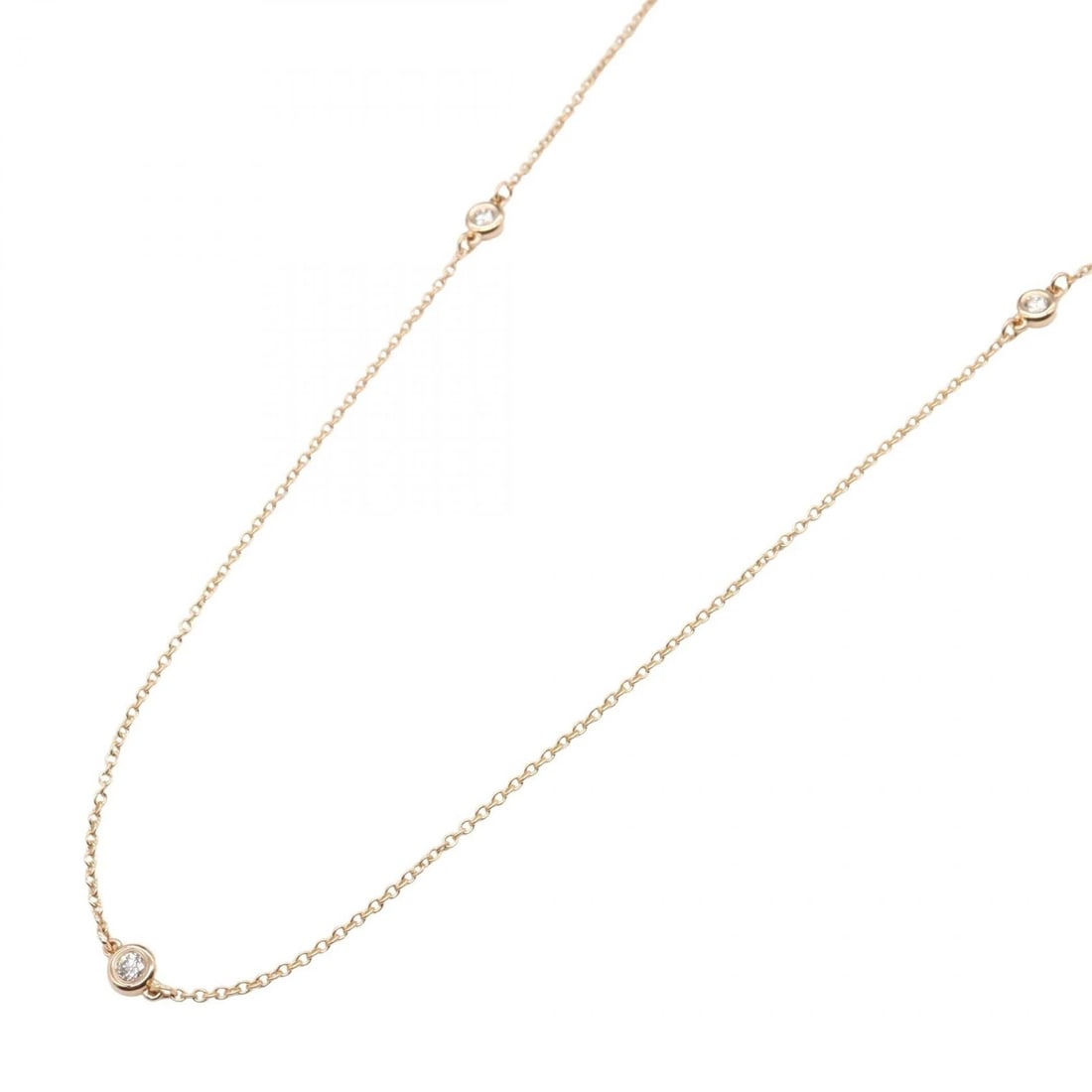 TIFFANY?CO BY THE YARD SPRINKLE NECKLACE: TIFFANY?CO By the Yard Sprinkle Necklace Brand: TIFFANY?CO Type: Necklace Material: K18PG?Rose Gold? Main Stone/Creation Natural Color: Gold Size: Neck rotation?81.5cm(32.1") Motif W?3.8mm x