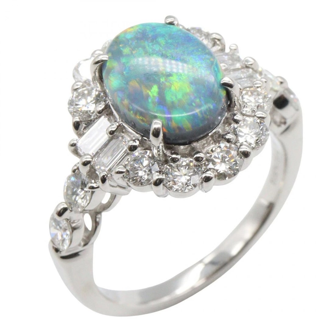 JEWELRY BLACKOPAL DIAMOND RING PT900 (1 of 3)