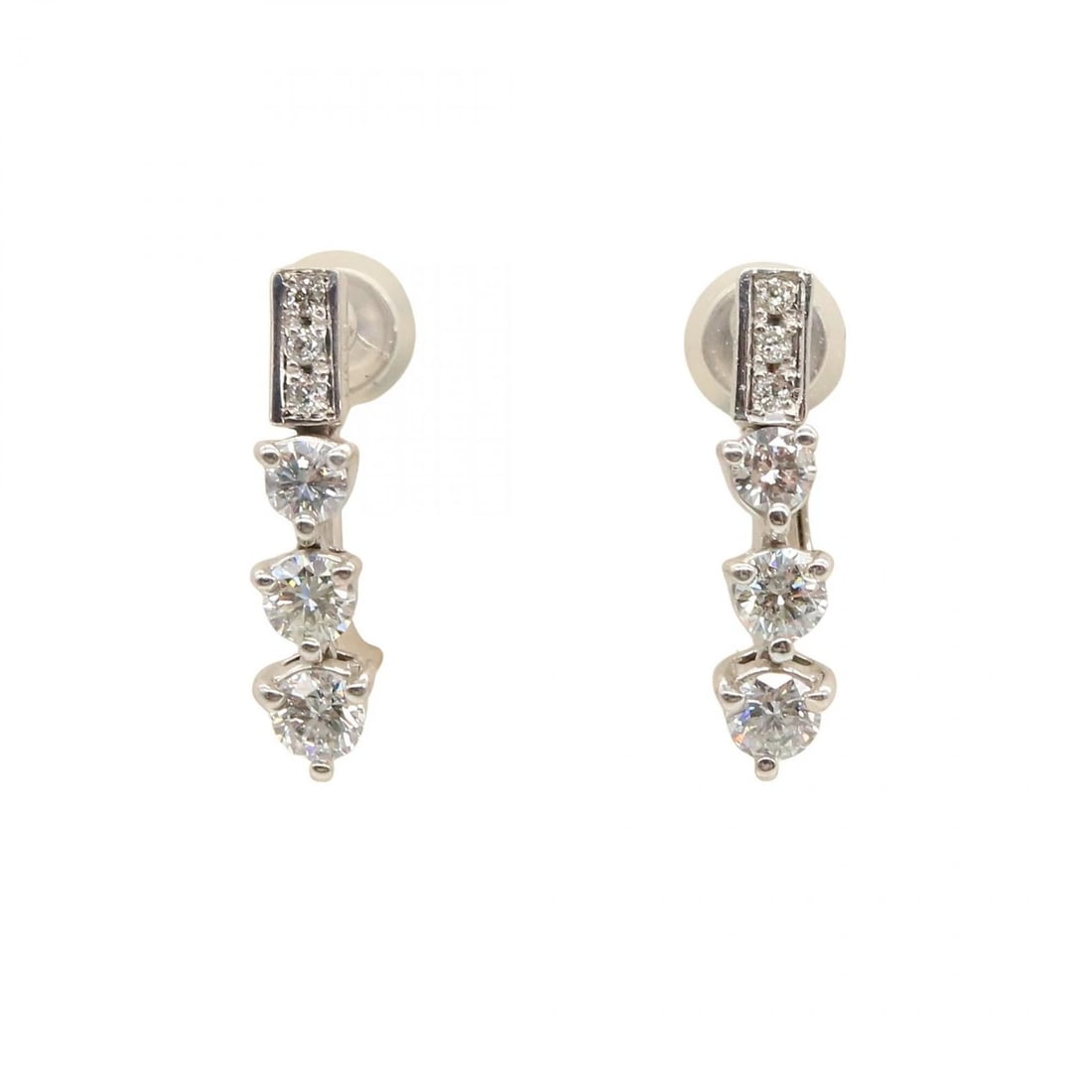 JEWELRY JEWELRY MAKI CLIP-ON EARRINGS 18KWG (1 of 4)