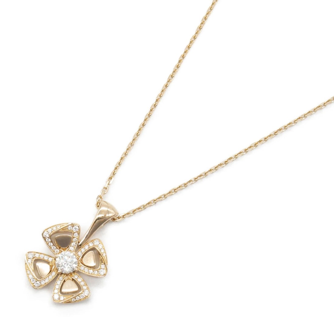 BVLGARI FIOREVER DIAMOND NECKLACE PENDANT (1 of 2)
