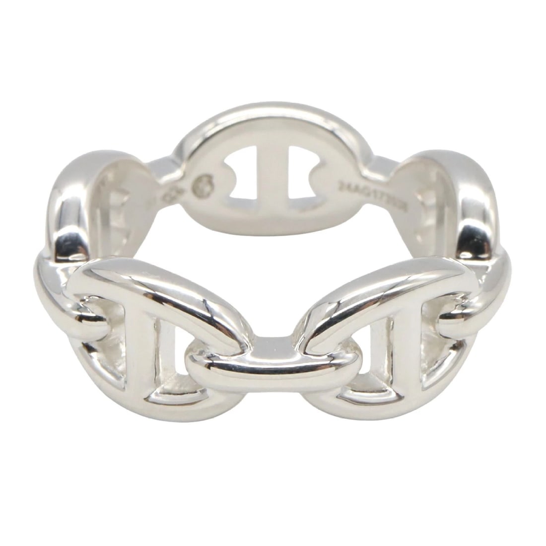 HERMES ENCHAINEE PM RING SILVER925 - 3