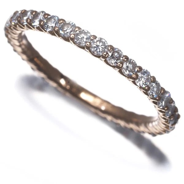 DIAMOND RING 18K 750 ROSE GOLD: Diamond Ring 18K 750 Rose Gold Brand: Unbranded Type: Ring Material: 18K / 750 / Rose Gold Main Stone/Creation Natural Color: Rose Gold Size: US 4 Accessories: None Accessories Notice: Whe