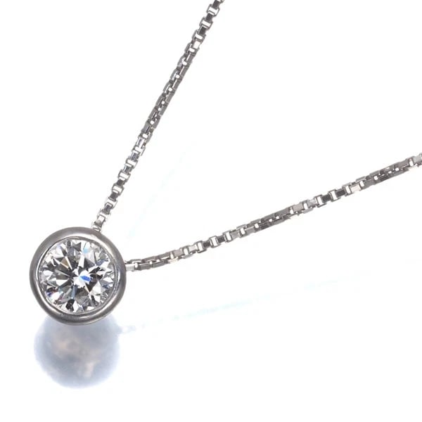DIAMOND SOLITAIRE NECKLACE 900 850 PLATINUM (1 of 2)
