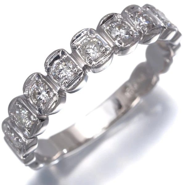 DIAMOND RING 900 PLATINUM - 2