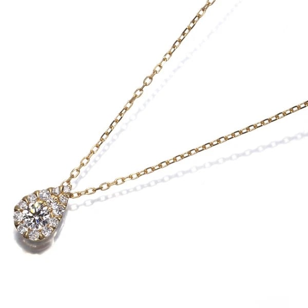 VENDOME NECKLACE DIAMOND DROP OF GARLAND PAVED: VENDOME Necklace Diamond Drop of Garland Paved Brand: VENDOME Type: Necklace Material: 18K / 750 / Yellow Gold Main Stone/Creation Natural Color: Yellow Gold Size: Necklace length: 43cm AdjUS