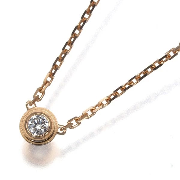 CARTIER NECKLACE DIAMOND D'AMOUR XS: Cartier Necklace Diamond d'Amour XS Brand: Cartier Type: Necklace Material: 18K / 750 / Rose Gold Main Stone/Creation Natural Color: Rose Gold Size: Necklace length: 37 / 41cm Pendant size: